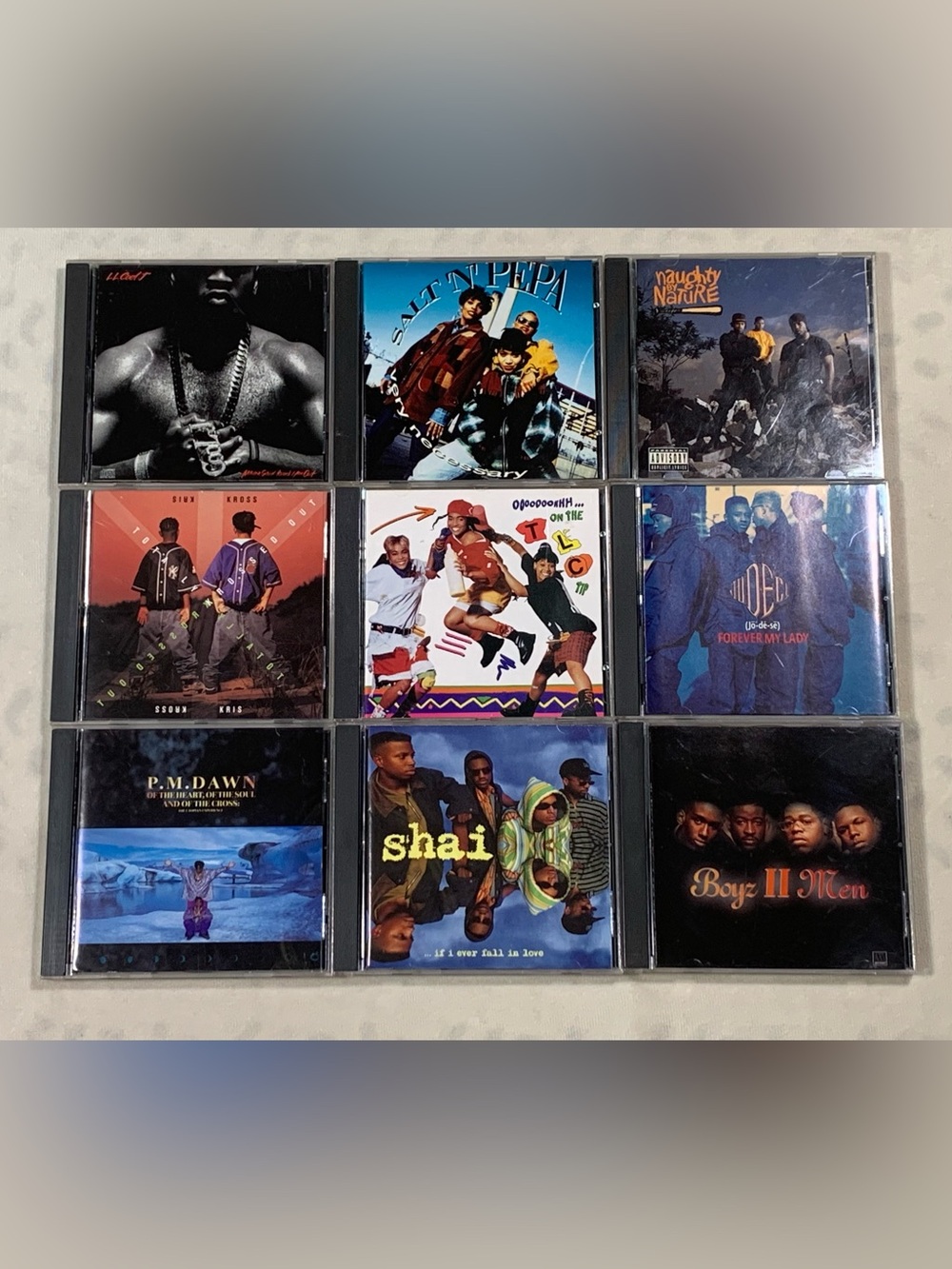 90s Hip-hop / Rap /R&B CD Collection LL Cool J Kriss Kross TLC Salt ‘N’ Pepa